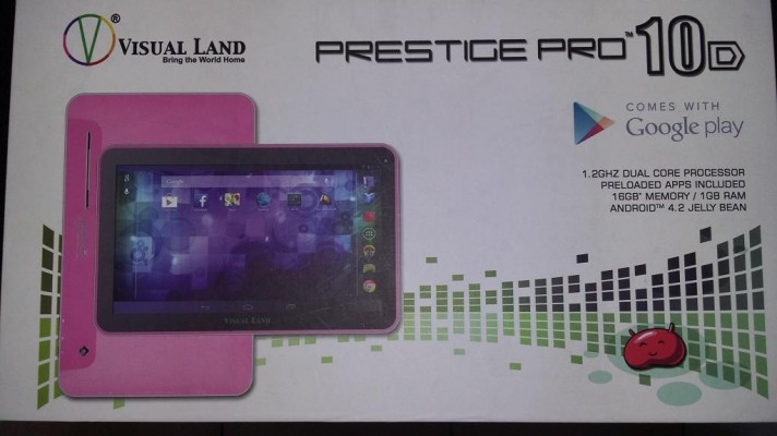 Visual Land Prestige Pro 10.1 Tablet 16 Gb De Memoria