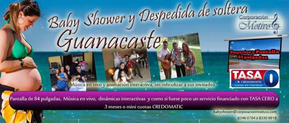 Guanacaste Baby Shower y Despedida de soltera