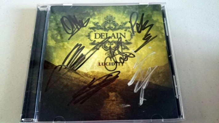 Lucidity by Delain signed by all band CD, Jul2010, Roadrunner Records